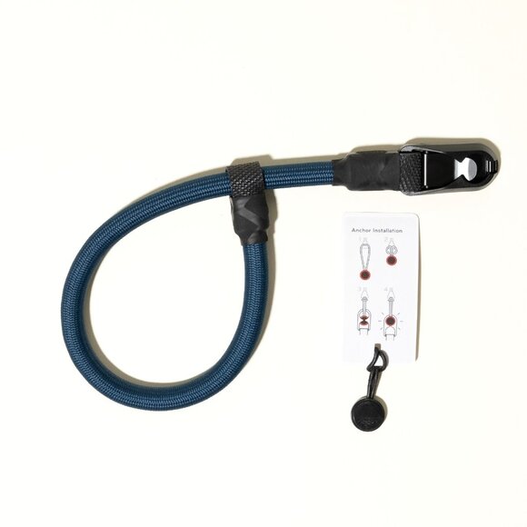 DEEP BLUE Adjustable Camera Wrist Strap – w/ Peak Design Anchor - Picture 2 of 12